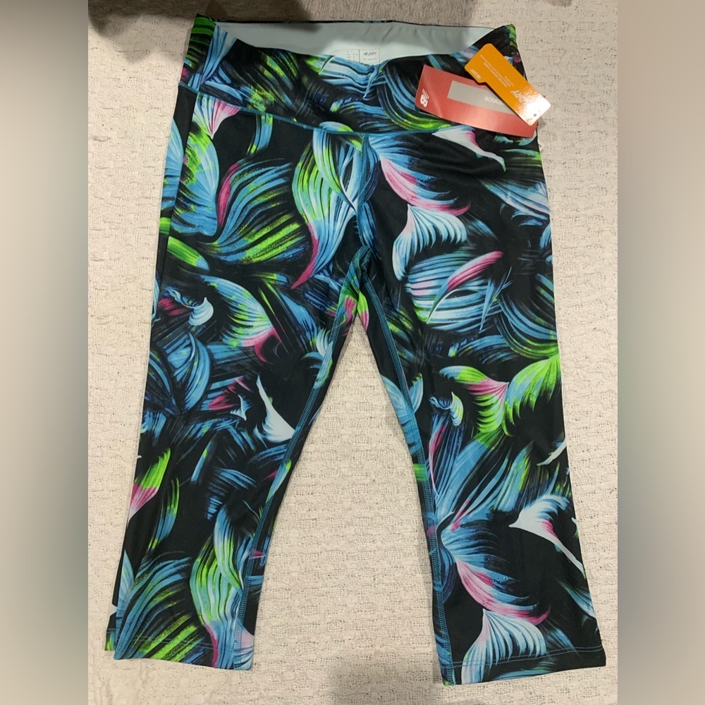 New Balance Women's Tropical Pattern Bike Shorts